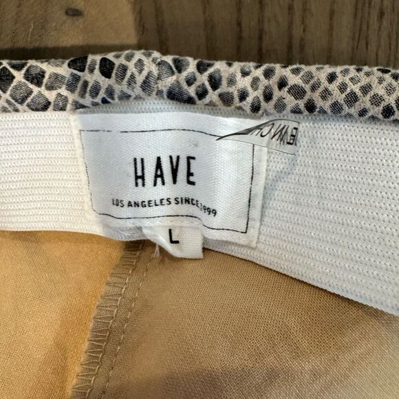 HAVE Los Angles Snakeprint Faux Wrap Mini Skort - Picture 5 of 5